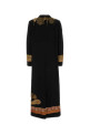 Black cotton Ricky coat DRIES VAN NOTEN (2620102264444)