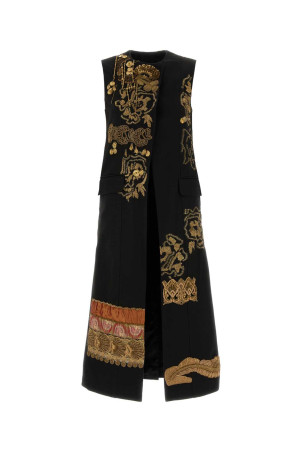Чорний бавовняний жилет Genzal DRIES VAN NOTEN (2620106064444)