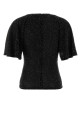 Embroidered stretch viscose blend top RABANNE (26AJTO290VI0630)