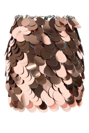 Pink maxi sequins mini skirt RABANNE (26HIJU260PS0676)