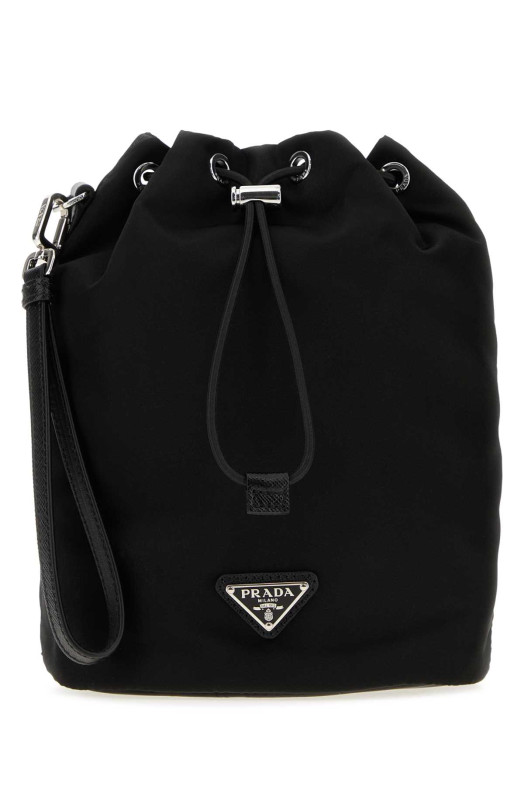 Black Re-Nylon Prada Speedrock clutch Black PRADA (2NE0672DMH)