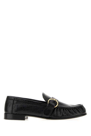 Чорні шкіряні лофери Black MIU MIU (5D740EF0155TZ)
