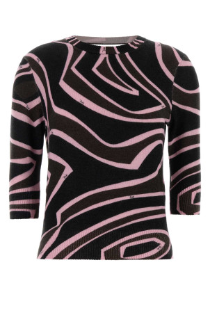 Embroidered wool blend sweater EMILIO PUCCI (6UKM726U960)