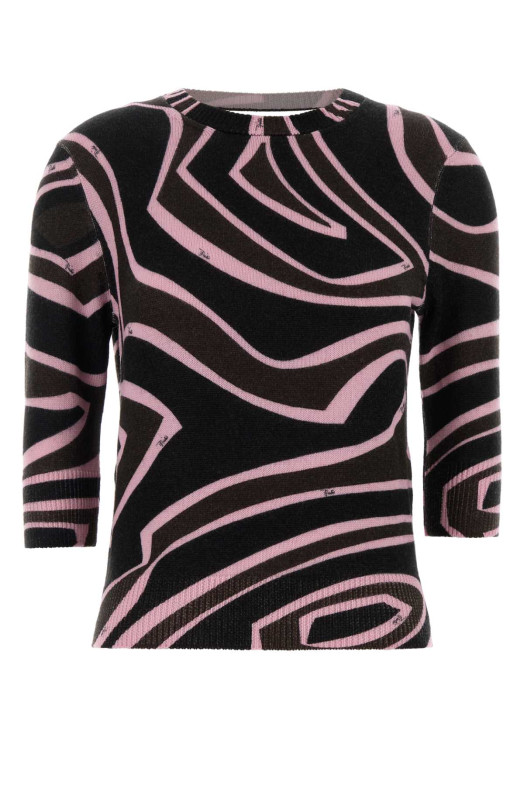 Embroidered wool blend sweater EMILIO PUCCI (6UKM726U960)