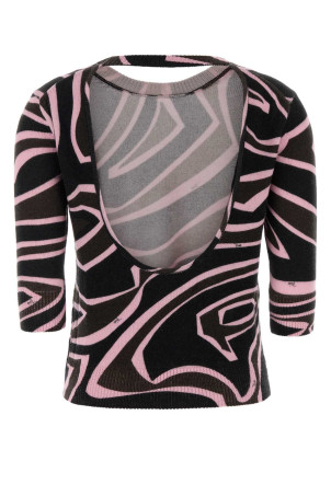 Embroidered wool blend sweater EMILIO PUCCI (6UKM726U960)