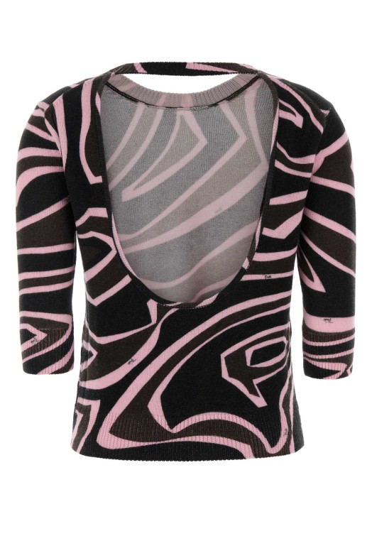 Embroidered wool blend sweater EMILIO PUCCI (6UKM726U960)