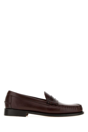 Коричневі шкіряні лофери «Феррара» від SEBAGO (73113VW)