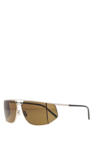 Срібні металеві сонцезахисні окуляри SL 750 від SAINT LAURENT (803743Y9902)