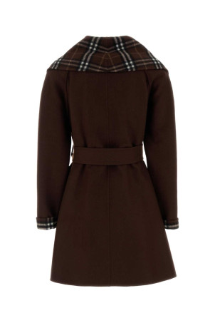 Шерстяное пальто с вышивкой BURBERRY (8131075)