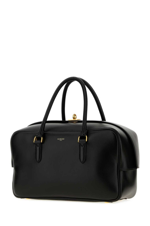 Black leather medium Le 7 handbag BALENCIAGA (A0001M2ACRT)