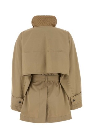 Бежевий бавовняний тренч BOTTEGA VENETA (A004RUV6KO0)