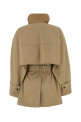 Бежевый хлопковый тренч BOTTEGA VENETA (A004RUV6KO0)
