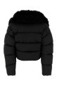 Black polyester down jacket Black GUCCI (A0099UZAVMJ)