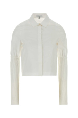 White poplin shirt ALAIA (AA9C1023T611D)