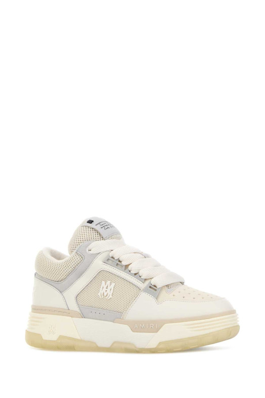 White mesh and leather MA-1 sneakers White AMIRI (AMFOSR1048)