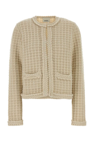 Sand wool blend Hortense cardigan ISABEL MARANT (CA0190FAD3L10I)