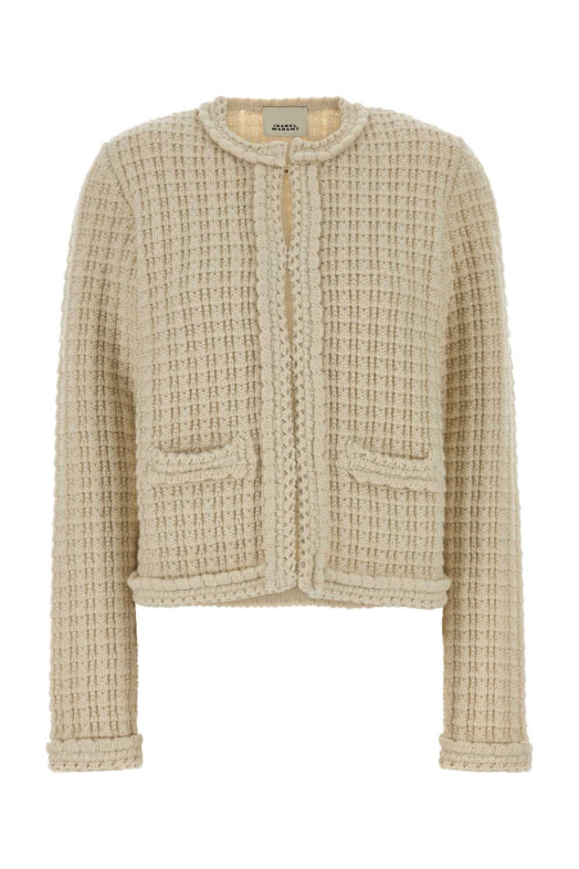 Sand wool blend Hortense cardigan ISABEL MARANT (CA0190FAD3L10I)
