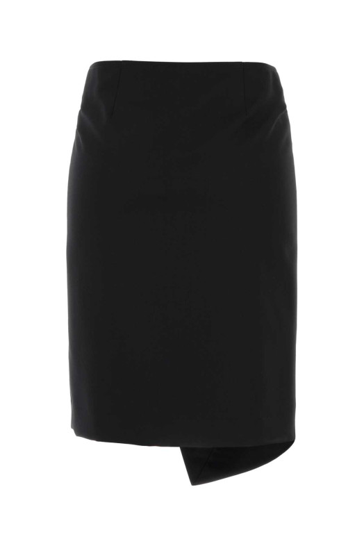 Black wool skirt PT TORINO (CDGOSV0F0STDSD74)