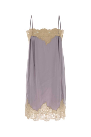 Атласное платье цвета сирени CHLOE (CH26ARO07008) CHLOÉ