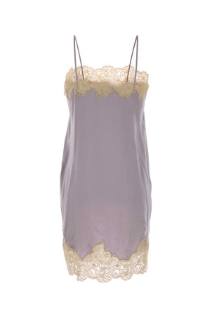Атласное платье цвета сирени CHLOE (CH26ARO07008) CHLOÉ