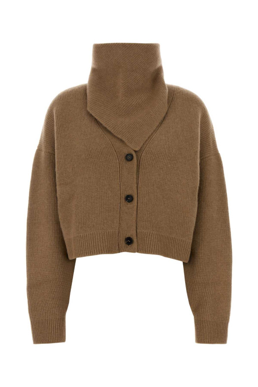 Camel cashmere cardigan Brown LE KASHA (DERIOS0)