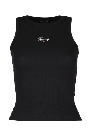 Футболка черного цвета TOMMY HILFIGER JEANS (DW0DW17838)