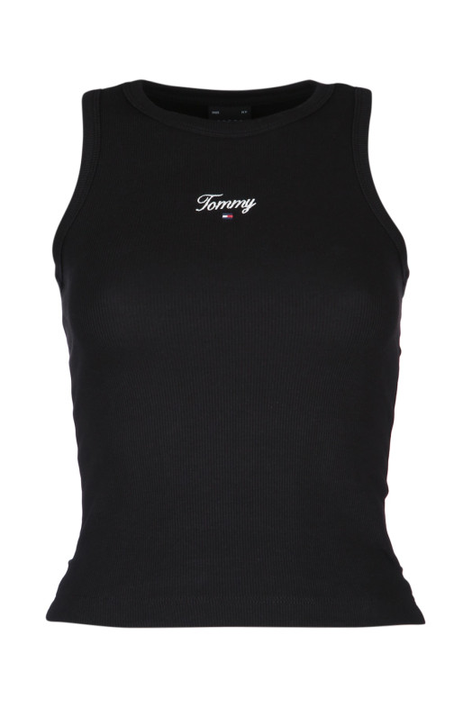 Футболка черного цвета TOMMY HILFIGER JEANS (DW0DW17838)