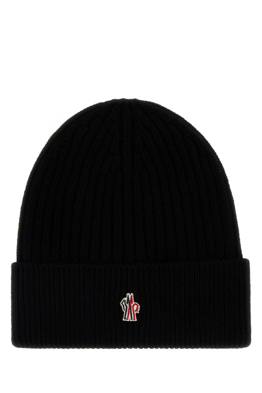 Black wool beanie hat Black MONCLER GRENOBLE (L20973B0000104761)