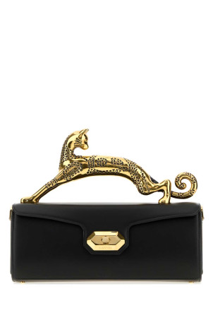 Black leather Cat handbag LANVIN (LWBGBR08SMLEA26)
