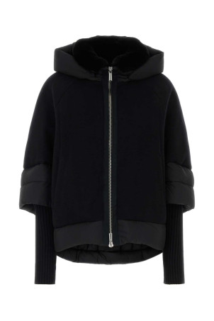 Black wool blend Medea down jacket Black MOORER (MEDEAMR3)