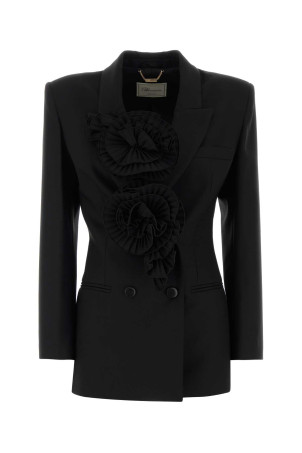 Black twill blazer BLUMARINE (RF6001T903A2B122A)