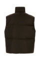 Dark brown Re-Nylon down jacket PRADA (SGD234SOOO1WQ8)