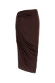 Коричнева джерсі-спідниця BALMAIN (SK0000000038)