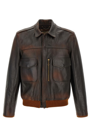 'Journey' bomber jacket Brown