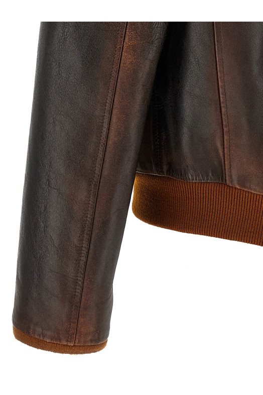 'Journey' bomber jacket Brown