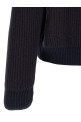 Color-block cardigan Blue