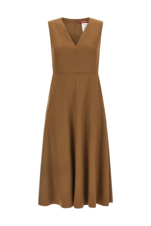 'Curva' dress Brown