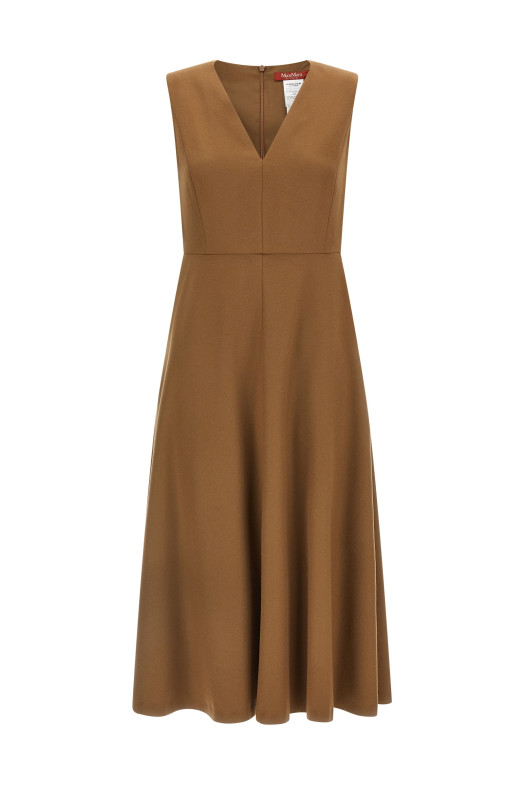 'Curva' dress Brown
