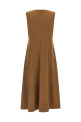 'Curva' dress Brown