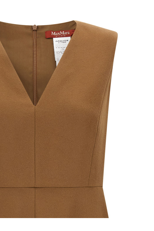 'Curva' dress Brown