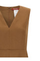 'Curva' dress Brown