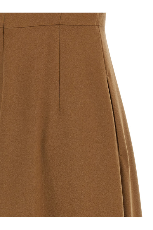 'Curva' dress Brown