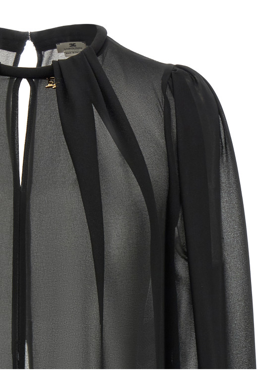 Georgette jacket Black