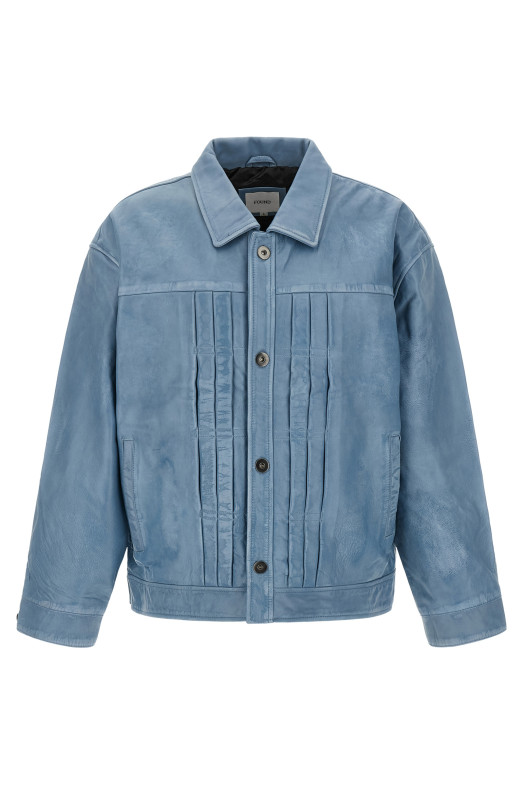 Куртка «Trucker Pleats» СИНЯЯ FOFW26JA056530182