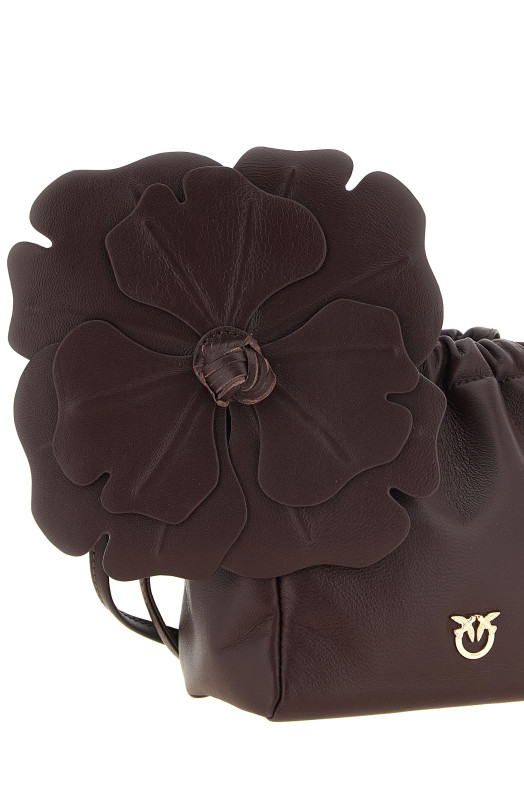 'Flower' pouch Bordeaux