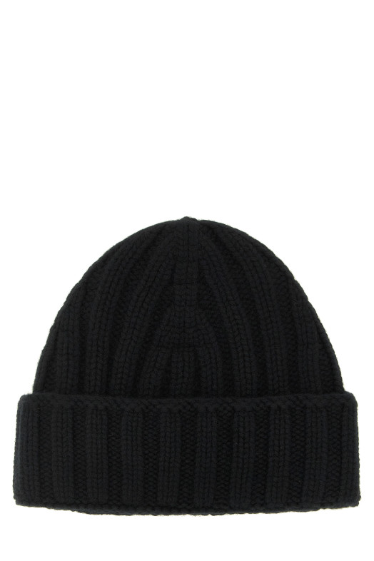 Cashmere beanie Black