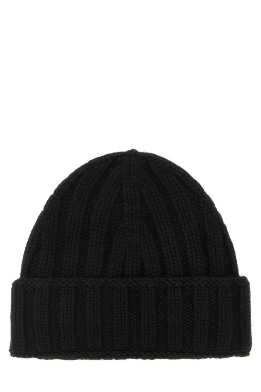 Cashmere beanie Black