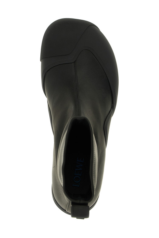 'Dive' ankle boots Black