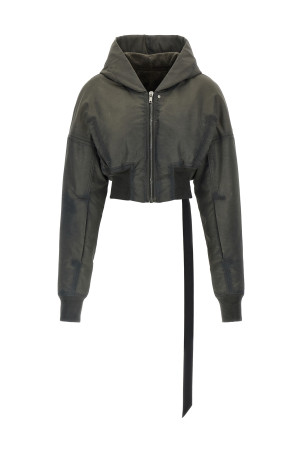 Бомбер «Hooded Cropped Flight», серый DS02F6722NBFD78