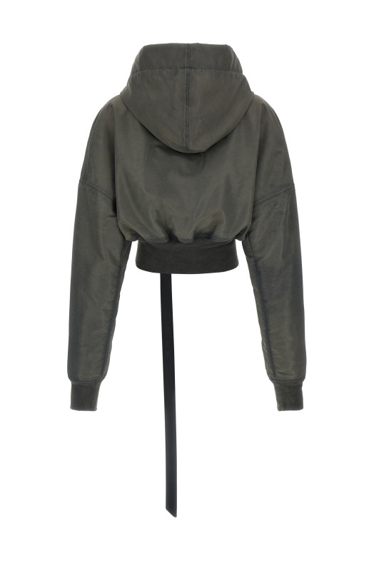 Бомбер «Hooded Cropped Flight», серый DS02F6722NBFD78